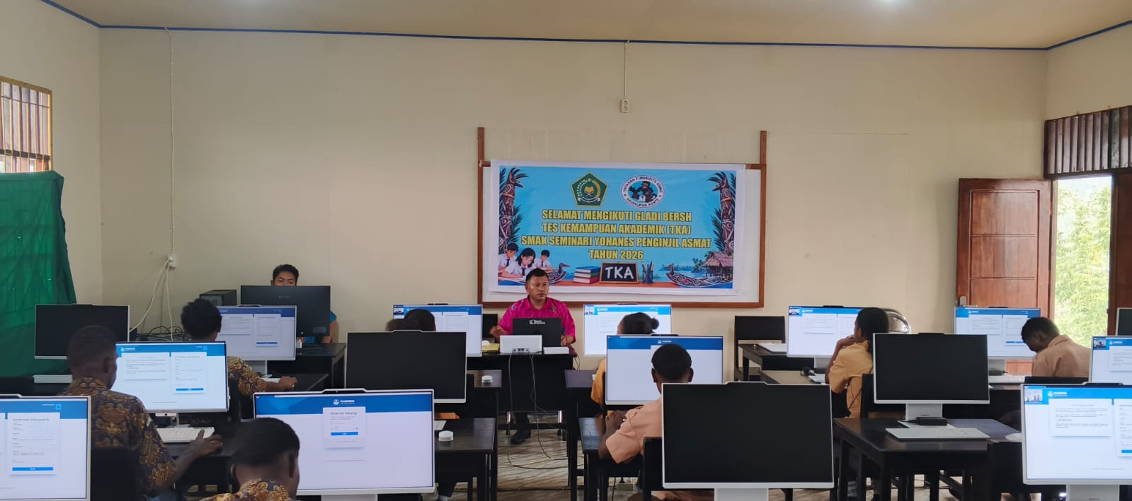 Gladi Bersih Tes Kemampuan Akademik SMAK SEMINARI YOHANES PENGINJIL ASMAT 